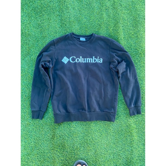 Columbia Other - Columbia Crewneck Sweatshirt Black Graphic Logo Casual Comfy Activewear